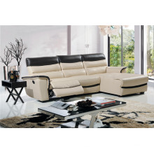 Canapé salon avec canapé moderne en cuir véritable (434)